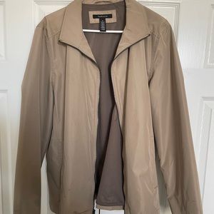 Tan Van Heusen Zip-Up Jacket